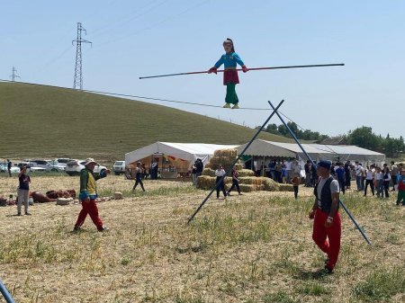 Ağdaş mədəniyyət müəssisələrinin əməkdaşları beynəlxalq folklor festivalında iştirak ediblər