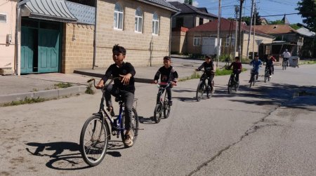 Şamaxı şəhərində veloyürüş təşkil etmişdir