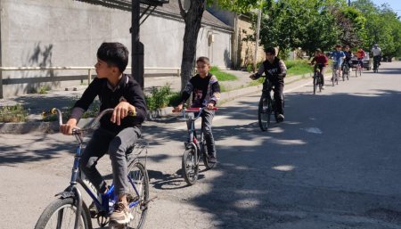 Şamaxı şəhərində veloyürüş təşkil etmişdir