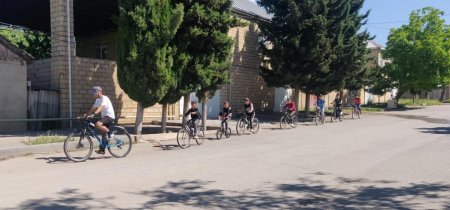 Şamaxı şəhərində veloyürüş təşkil etmişdir