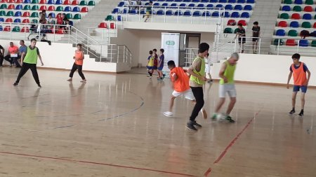 "İdman hamı üçün" layihəsi çərçivəsində minifutbol üzrə ustad dərsi təşkil olunub