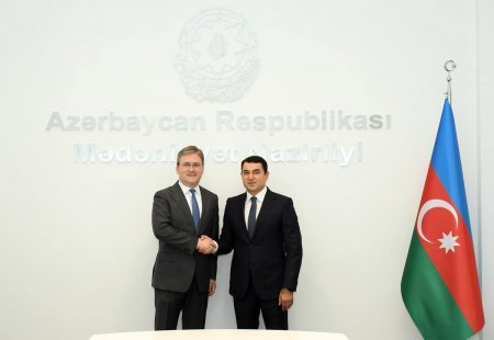 Azərbaycanın mədəniyyət naziri Serbiyanın mədəniyyət naziri ilə görüşüb