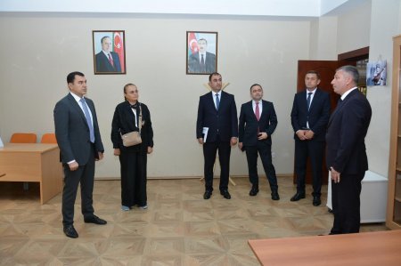 Mədəniyyət naziri Gədəbəydə müəssisələrə baxış keçirib