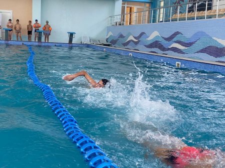 “İdman hamı üçün” layihəsi çərçivəsində üzgüçülük  üzrə kütləvi idman tədbiri keçirilib
