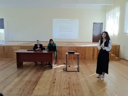 "Şagird davranış qaydaları" mövzusunda təlim keçirilib
