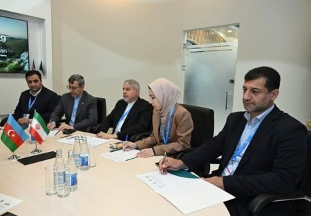 Adil Kərimli İranın mədəni irs, turizm və sənətkarlıq naziri ilə görüşüb