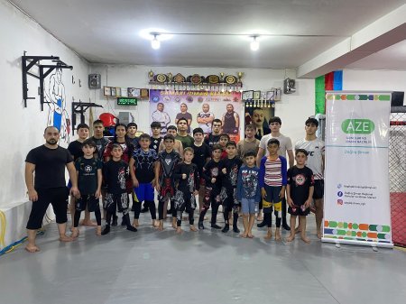 " Şamaxı" idman klubunda MMA idman növü üzrə məşqçi -müəllim Orxan Hacıyev tərəfindən ustad dərsi keçirildi