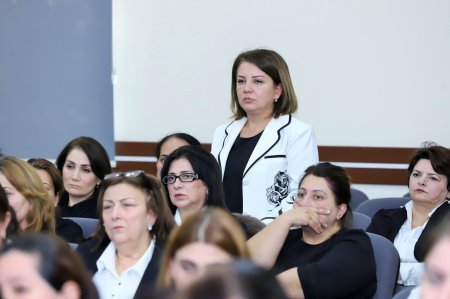 Məktəbəqədər təhsil müəssisələrində çalışanlarla görüş keçirilib