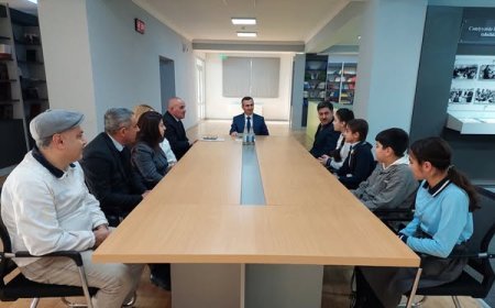 "Zəfər" respublika yaradıcılıq festival-müsabiqəsinin qalibləri ilə görüş keçirilib