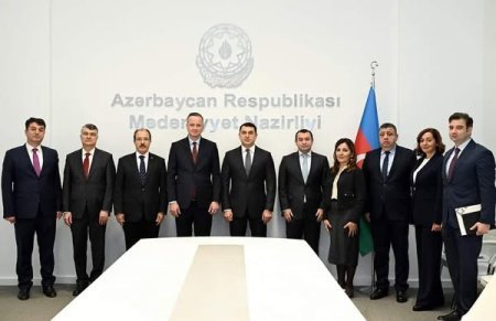Mədəniyyət naziri Adil Kərimli TİKA-nın başqanı ilə görüşüb 