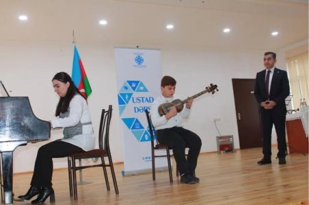  Şəfiqə Axundovanın 100 illik yubileyi çərçivəsində Şəki şəhər uşaq musiqi və incəsənət məktəblərində tar və kamança ixtisasları üzrə ustad dərslərinə start verili