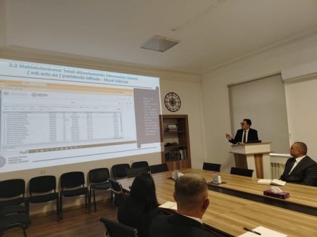 Qazax-Tovuz Regional Təhsil İdarəsinin Tədrisin keyfiyyəti sektorunun aparıcı məsləhətçisi İlkin Abbasov tərəfindən məktəbdənkənar təhsil müəssisələrinin rəhbərləri ilə təlim xarakterli görüş təşkil olunub