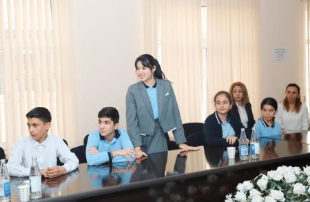 “Zəfər” respublika yaradıcılıq festival- müsabiqəsinin qalibləri ilə görüş keçirilib