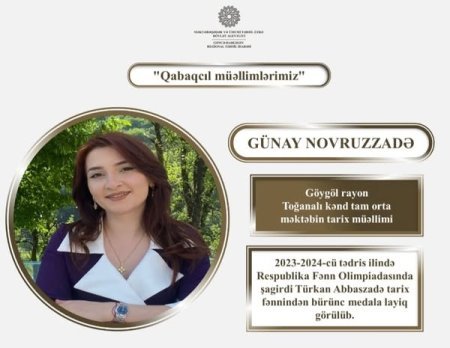 "Qabaqcıl müəllimlərimiz" rubrikasına start verilir