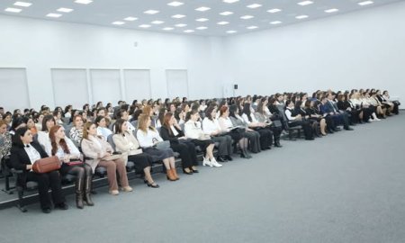 Bir qrup təhsil işçisi ilə görüşü keçirilib