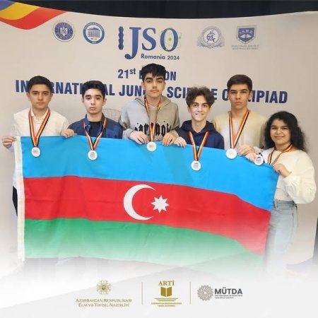 2-12 dekabr tarixlərində Rumıniyanın Buxarest şəhərində Yeniyetmələrin 21-ci Beynəlxalq Elm Olimpiadası (IJSO 2024) təşkil edilib