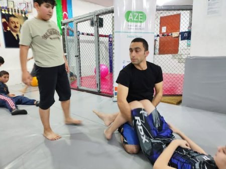 "İdman hamı üçün" layihəsi çərçivəsində qrapplinq idman növü üzrə ustad dərsi keçirildi