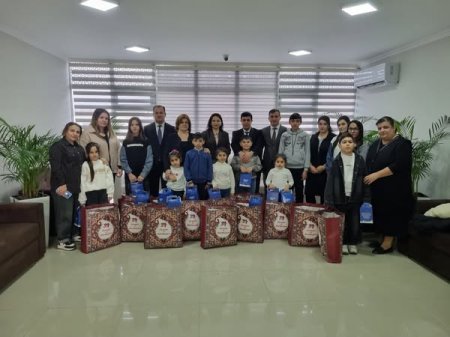 Şəkidə şəhid övladları ilə görüş keçirilib