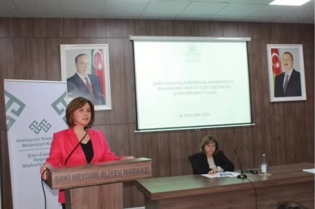 Şəki-Zaqatala Regional Mədəniyyət İdarəsi tərəfindən  ilin yekununa dair  hesabat iclası keçirilib