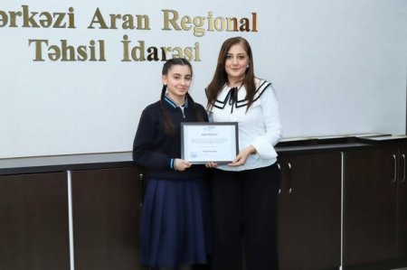 “Riyaziyyat aylığı” çərçivəsində keçirilən müsabiqələrin qaliblərinin təltifetmə mərasimi keçirilib