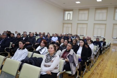 Qazax-Tovuz Regional Təhsil İdarəsinin tabeliyində fəaliyyət göstərən təhsil müəssisələrinin istiliklə təmin edilməsi və təhlükəsizlik qaydalarına riayət olunması barədə növbəti maarifləndirmə tədbiri keçirilib