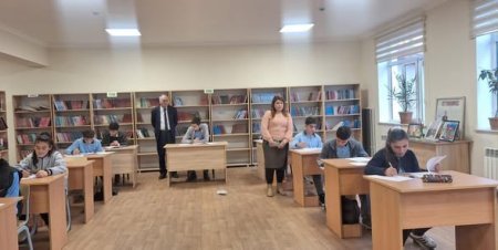 IX-X sinif şagirdləri arasında mərkəzləşdirilmiş səriştə əsaslı BSQ (bilik səviyyəsinin qiymətləndirilməsi) təşkil olunub