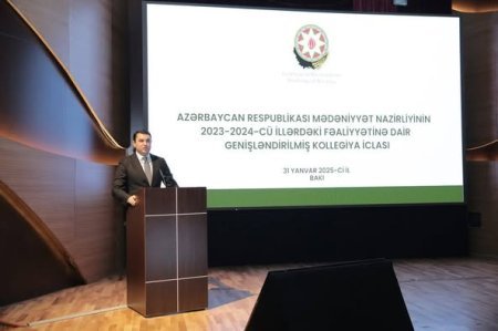 Mədəniyyət Nazirliyinin kollegiya iclası keçirilib