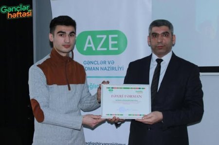 “Gənclər həftəsi” çərçivəsində rayon gəncləri ilə görüş keçirildi