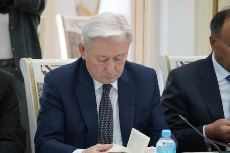 Adil Kərimli Astanada "Daşa yazılmış tarix" kitabının təqdimatında çıxış edib