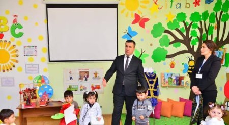 Şəmkir şəhəri 3 nömrəli körpələr evi-uşaq bağçasında görüş keçirilib