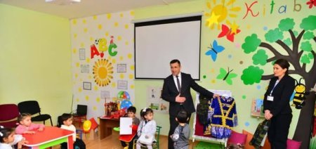 Şəmkir şəhəri 3 nömrəli körpələr evi-uşaq bağçasında görüş keçirilib