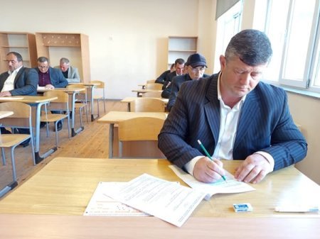 Gənclərin çağırışaqədərki hazırlığı rəhbəri vəzifəsinə işə qəbul üzrə müsabiqənin test imtahanı mərhələsi keçirilib