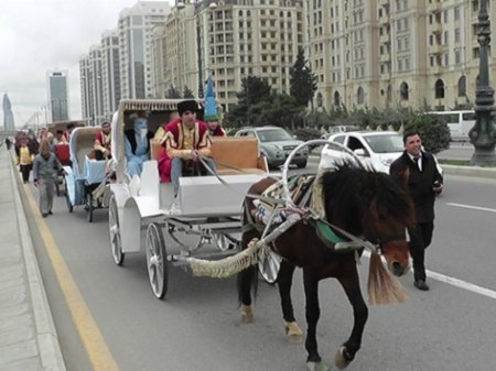 Bulvara Çindən faytonlar gətiriləcək