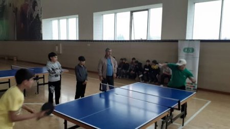 "İdman hamı üçün" layihəsi çərçivəsində stolüstü tennis üzrə nümunəvi çıxışlar təşkil olunub