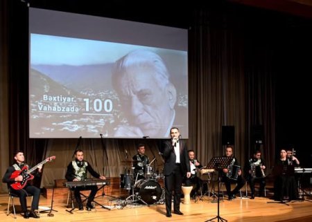 Bəxtiyar Vahabzadənin 100 illik yubileyinə həsr olunmuş konsert keçirilib