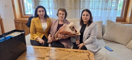 Təqaüddə olan müəllimlər ziyarət olunub