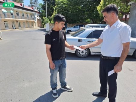 “26 İyun- Narkomaniya və Narkobiznesə qarşı Beynəlxalq Mübarizə Günü” ilə əlaqədar yeniyetmə və gənclərə maarifləndirici bukletlər paylanılıb