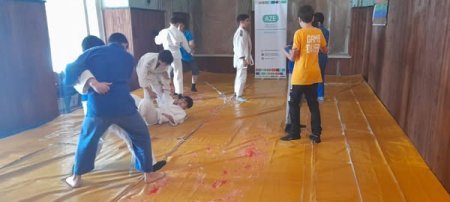 "İdman hamı üçün" layihəsi çərçivəsində cüdo idman növü üzrə məşqçi - müəllim Bəhlul Əliosmanovun rəhbərliyi altında ustad dərsi keçirildi