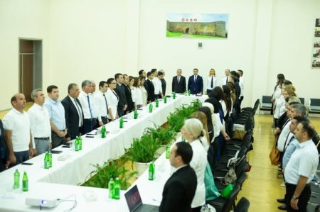 Gəncədə təhsil işçiləri üçün “Antikorrupsiya davranış modelinin formalaşdırılması” mövzusunda təlim keçirilib
