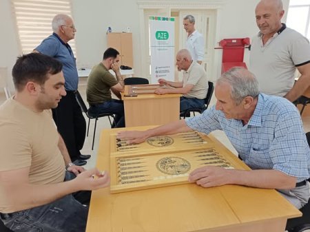 Azərbaycan Respublikası Gənclər və İdman Nazirliyinin yaradılmasının 31 illiyi münasibətilə həvəskarlar arasında nərd üzrə rayon turniri keçirildi