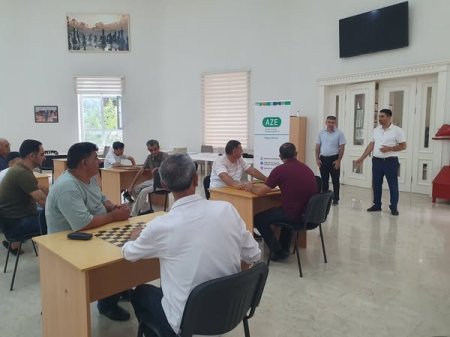 Azərbaycan Respublikası Gənclər və İdman Nazirliyinin yaradılmasının 31 illiyi münasibətilə həvəskarlar arasında nərd üzrə rayon turniri keçirildi