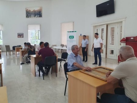 Azərbaycan Respublikası Gənclər və İdman Nazirliyinin yaradılmasının 31 illiyi münasibətilə həvəskarlar arasında nərd üzrə rayon turniri keçirildi