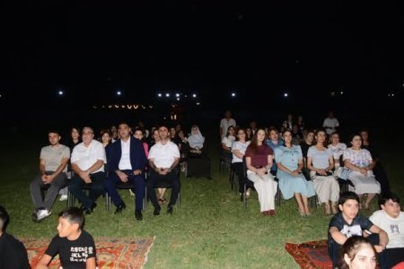 Avqustun 12-də Göyçayda açıq havada film nümayişi keçirilib