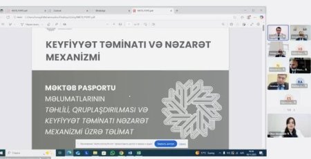 Yerli təhsil sektorlarının müdirləri ilə görüş keçirilmişdir
