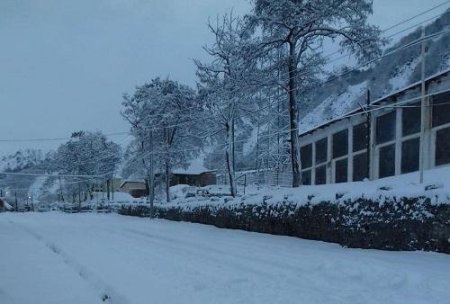 Bu rayona yarım metrə qədər qar yağdı