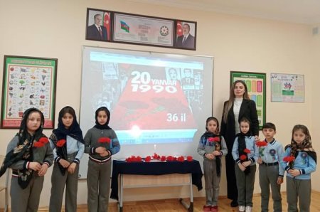 20 Yanvar faciəsinin 36-cı ildönümünə həsr olunmuş silsilə tədbirlər keçirilib
