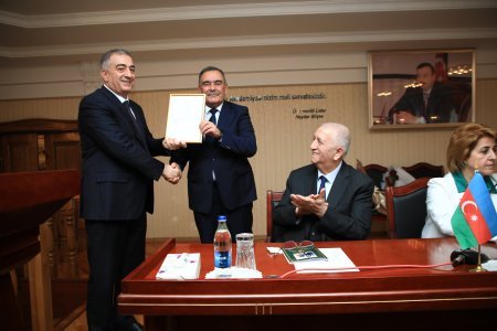 AMEA-nın müxbir üzvü, professor İbrahim Cəfərovun 70 illik yubileyi keçirilib