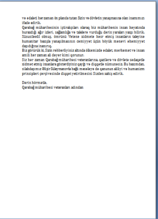 QARABAĞ MÜHARİBƏSİ VETERANLARI VƏ QAZİLƏRİ HƏBS OLUNAN POLKOVNİKƏ GÖRƏ PREZİDENT İLHAM ƏLİYEVƏ MÜRACİƏT ETDİLƏR