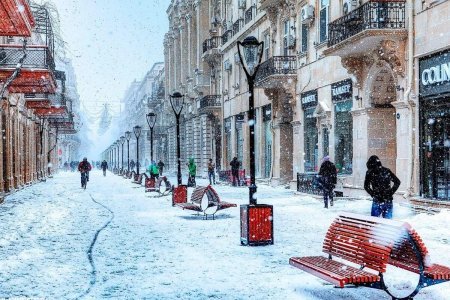 XƏBƏRDARLIQ: Güclü qar fırtınası Azərbaycana doğru gəlir