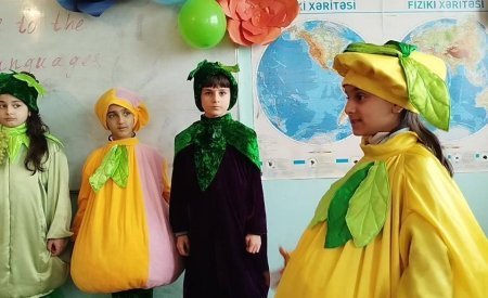 Goranboy şəhər 2 nömrəli tam orta ümumtəhsil məktəbində “Xarici dili gecəsi”  fənn tədbiri keçirilib